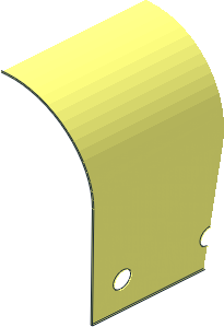 ~Sheet Fabric Wagon Cover - Inner Shell Quarter (Formed)