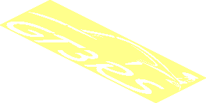 Logo Porsche GT3RS Silhouette Box