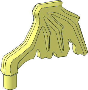 Animal Wing Dragon Tattered with  0.5L Bar