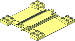 Duplo Train Track Level Crossing