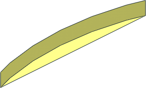 ~Duplo Tile  2 x  2 - Cylo with chord in one end