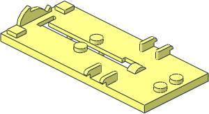 ~Train Signal Semaphore Base  4 x  9