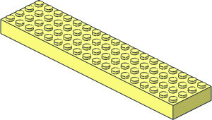 Brick  4 x 18 with Reinforced Underside