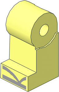 Minifig Leg Right with Light Bluish Grey Sandals Pattern