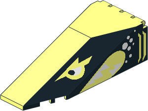 Windscreen 10 x  4 x  2.333 Canopy with Black Aquashark Pattern