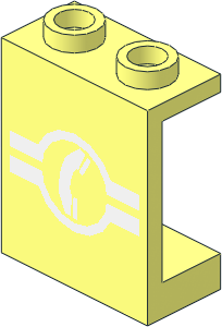 ~Panel  1 x  2 x  2 with Phone in White Circle and Lines Pattern (Obsolete)