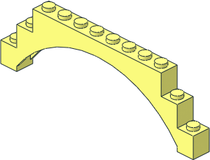 =Arch  1 x 12 x  3 Raised with  5 Internal Ribs