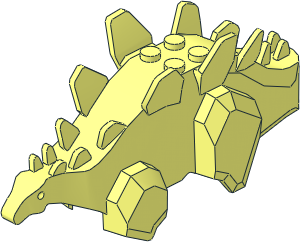 ~Animal Dinosaur Body Upper Stegosaurus