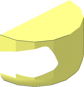 ~Minifig Head with Exaggerated Chimpanzee Features - Head - Half (needs work)