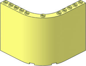 Panel  8 x  8 x  6 Corner Round