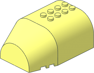 Windscreen  6 x  8 x  3 Curved Canopy