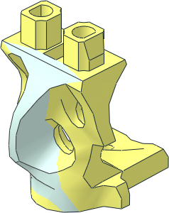 Minifig Hips Ghost with Light Aqua Pattern