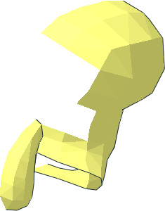 ~Minifig Head Spongebob Octopus Half without Front Surface