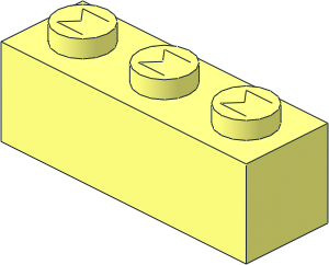Modulex Brick  1 x  3