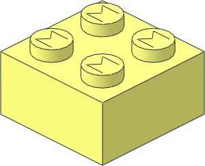 Modulex Brick  2 x  2