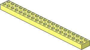 Modulex Brick  2 x 20