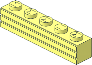 Modulex Profile Brick  1 x  5