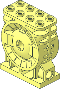 Brick  2 x  4 x  4 with Propeller Housing