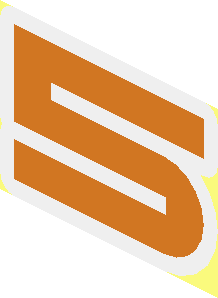 ~Number "5" for Minifig Torso Basketball NBA