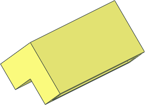 Modulex Brick Angled 45 2 x 4 Double
