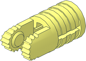 Hinge Arm Locking with Dual Finger and Axlehole