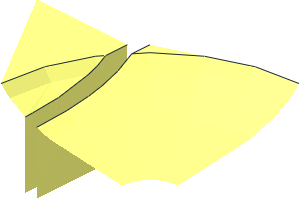 ~Brick 16 x  8 Sports Field Section - Bottom Dome Quarter