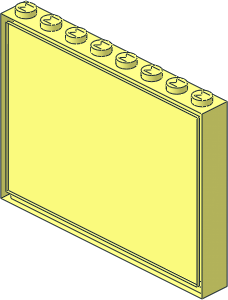 ~Modulex Window  1 x  8 x  6 without Front Surface