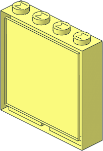 ~Modulex Window  1 x  4 x  4 without Front Surface