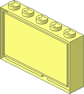 ~Modulex Window  1 x  5 x  3 without Front Surface