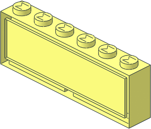 ~Modulex Window  1 x  6 x  2 without Front Surface