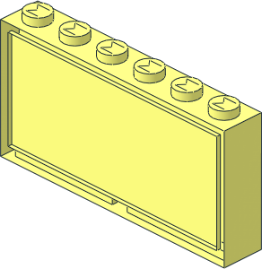 ~Modulex Window  1 x  6 x  3 without Front Surface
