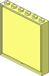 ~Modulex Window  1 x  6 x  6 without Front Surface