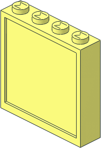 Modulex Window  1 x  4 x  4