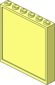 Modulex Window  1 x  6 x  6