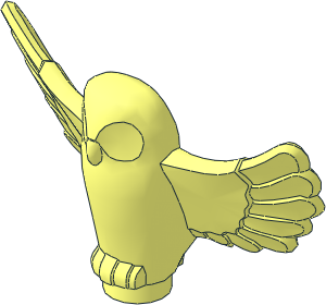 Animal Owl with Spread Wings