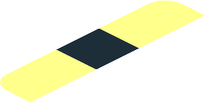 ~Sticker  1.9 x  1.8 with Black "FUEL" and Black Dotted Line on Transparent Background - First Face