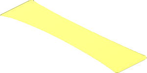 ~Sticker Back  1.2 x  3.9 Irregular (Formed)