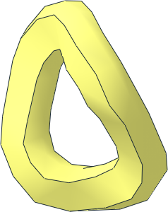 Keychain - Twisted Chain Link