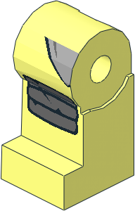 Minifig Leg Right with Turtle Shell and Dark Bluish Grey Knee Pad Pattern