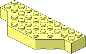 Brick  4 x 10 without Two Corners