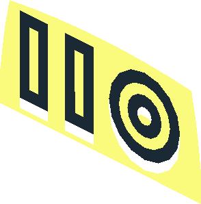 ~Minifig Torso with SW Clone Trooper Armour (Clone Wars 2008) Pattern - Asymmetrical Areas Back without Shadows