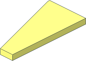 ~Wing  3 x  6 Right without Studs