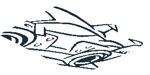 ~Sticker  1.8 x  1.8 with Car Detail on Black Background - Car