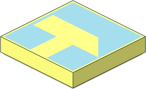 Tile  2 x  2 with Sledgehammer Pattern