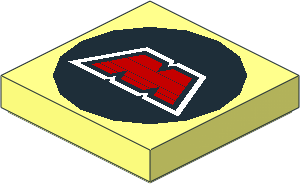 Tile  2 x  2 with MTron Logo Pattern