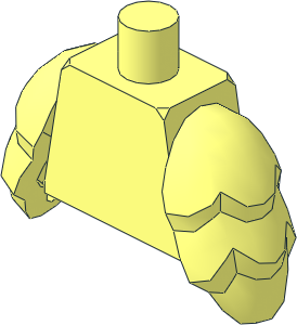 Minifig Torso with Bird Wing Arms