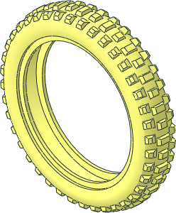 Tyre 19/ 67 x 75 Motorcycle with Motocross Tread