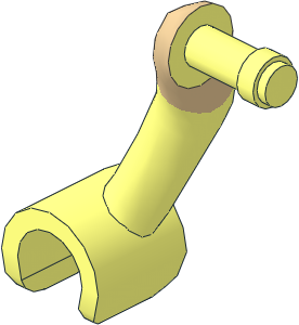 Figure Friends Female Right Arm with Tan Short Sleeve Pattern