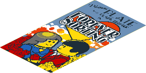 Sticker  6.4 x  3.4 with "FOREVER SORTING" Movie Poster