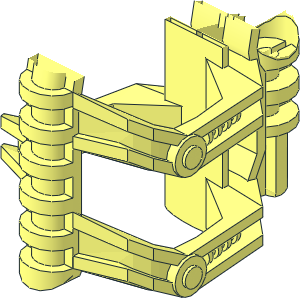 ~Technic Bionicle Weapon Ball Shooter Magazine Half